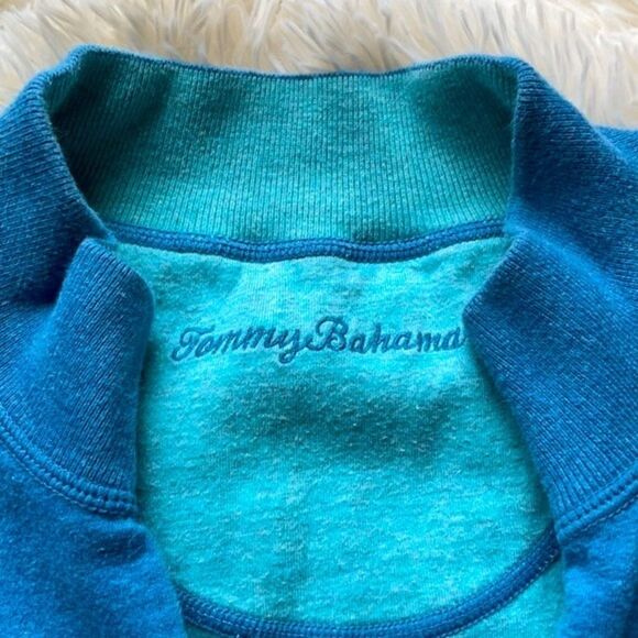 Tommy Bahama Reversible Pull Over Sweatshirt Top Size Small - Picture 4 of 6